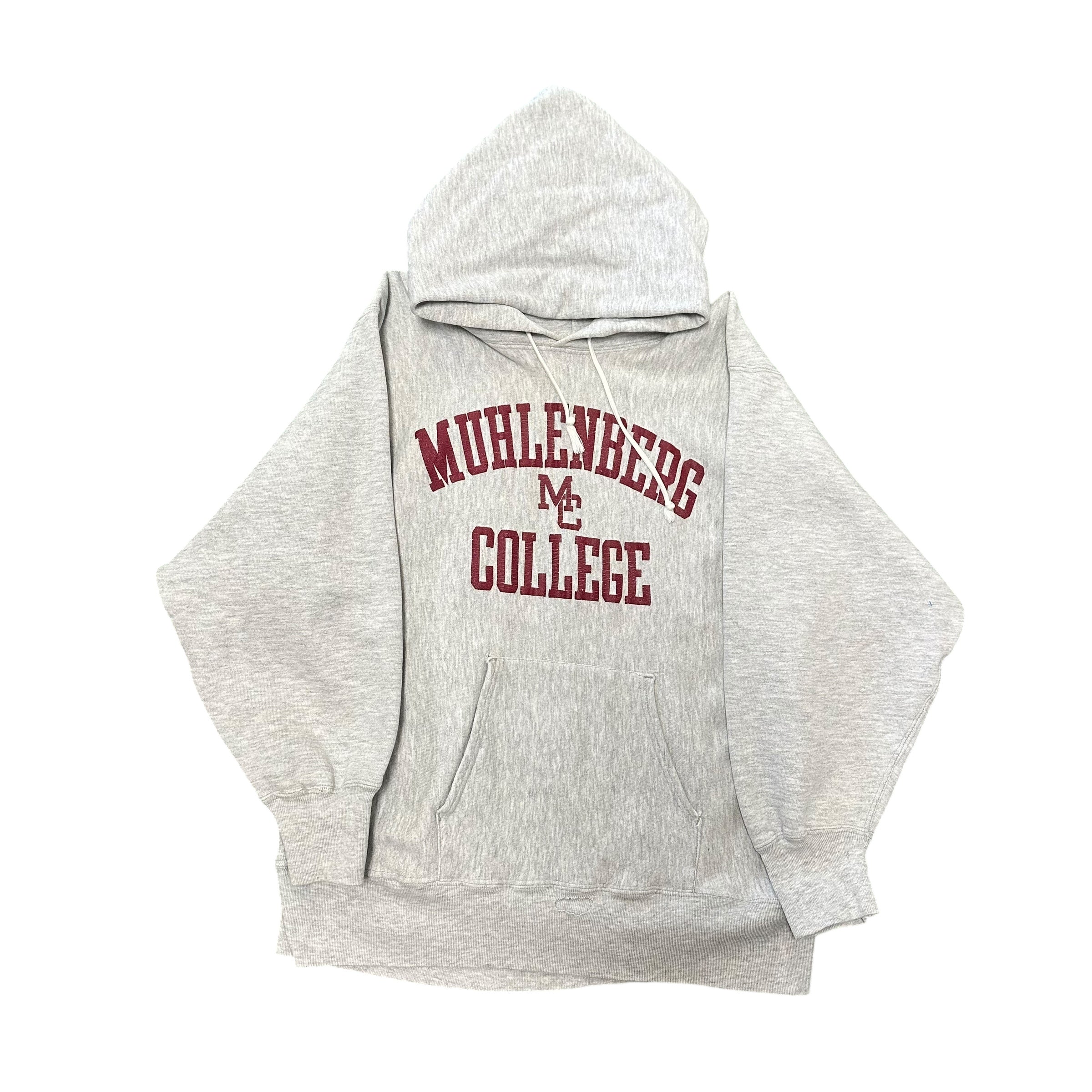 Vintage Muhlenberg College Grey Hoodie