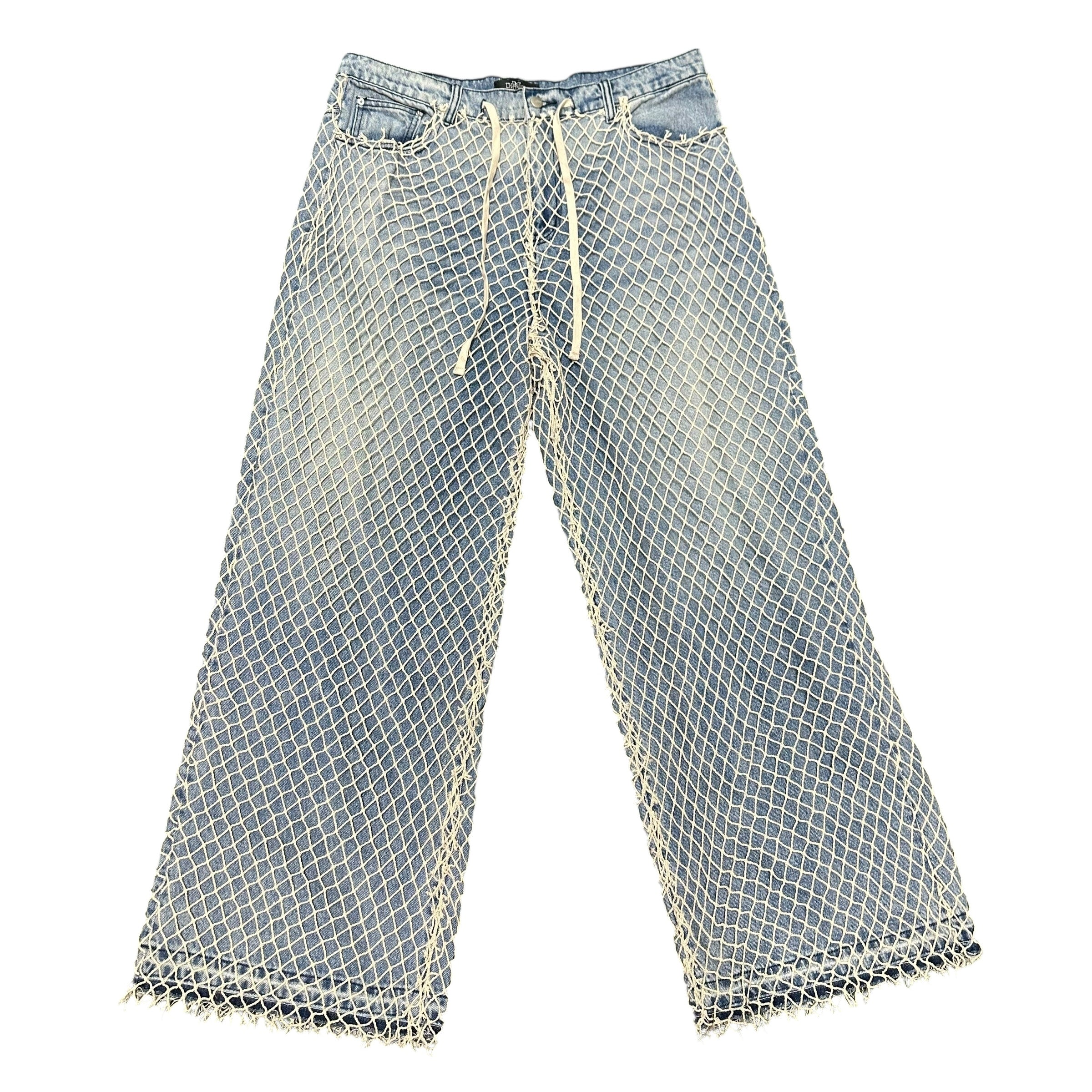 HMDD Fishnet Denim Pant