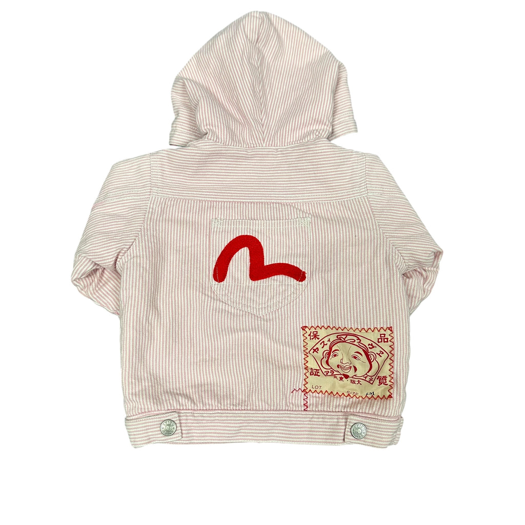 Kids Evisu Pink/Red Pinstripe Jacket