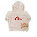 Kids Evisu Pink/Red Pinstripe Jacket