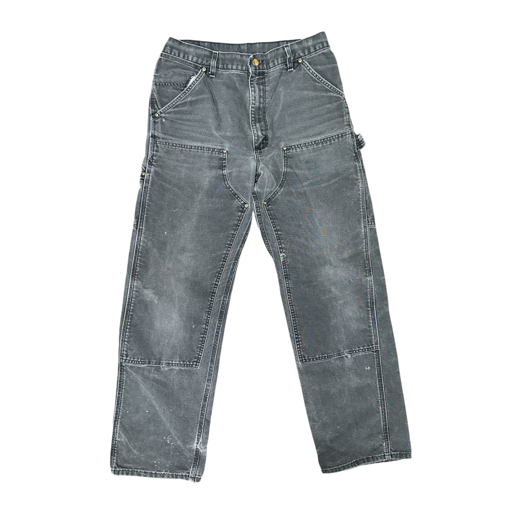 Carhartt Black Faded Double Knee Pants