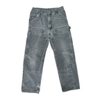 Carhartt Black Faded Double Knee Pants