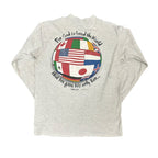 ‘96 “For God So Loved The World” L/S Grey Tee
