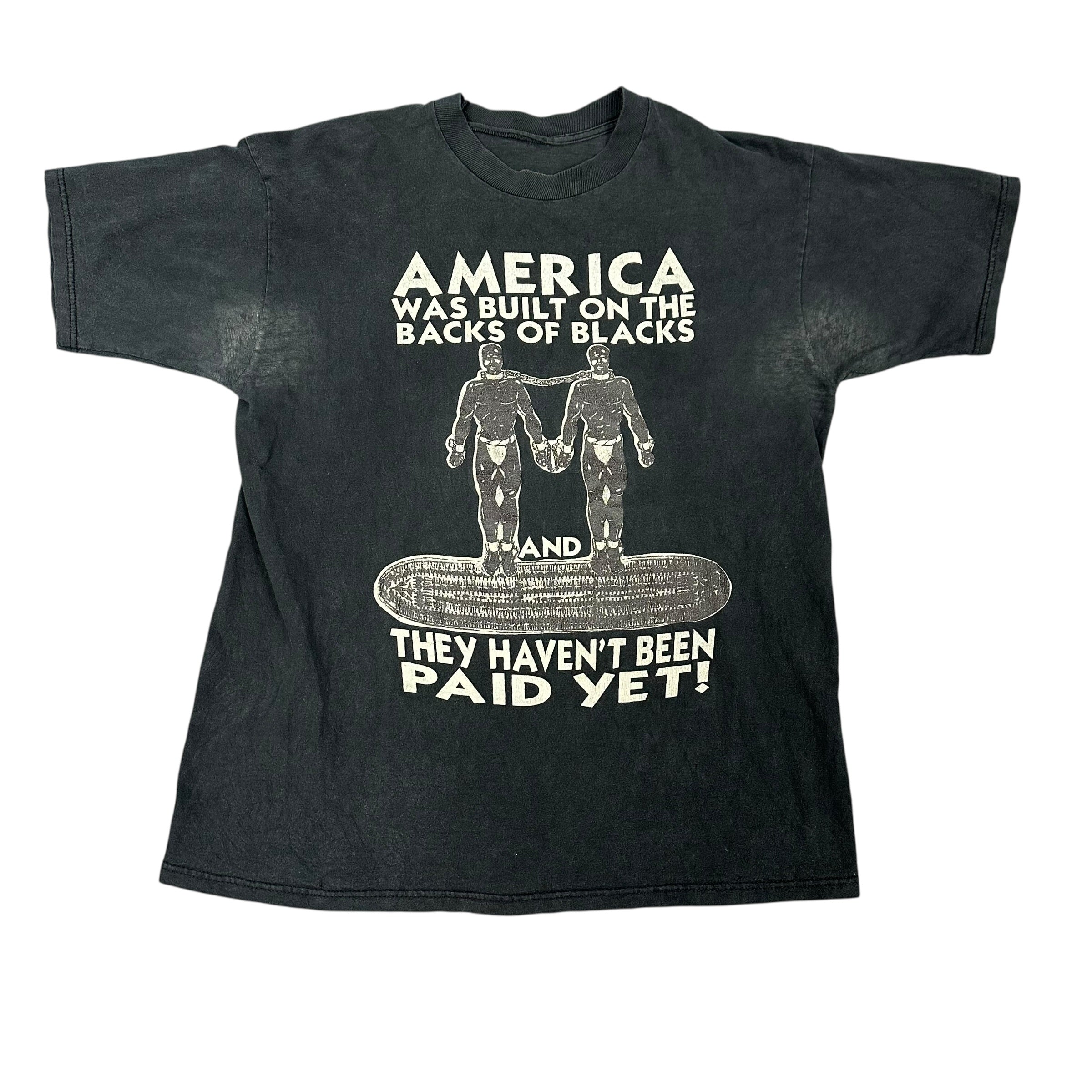Vintage “On The Backs of Blacks” Tee