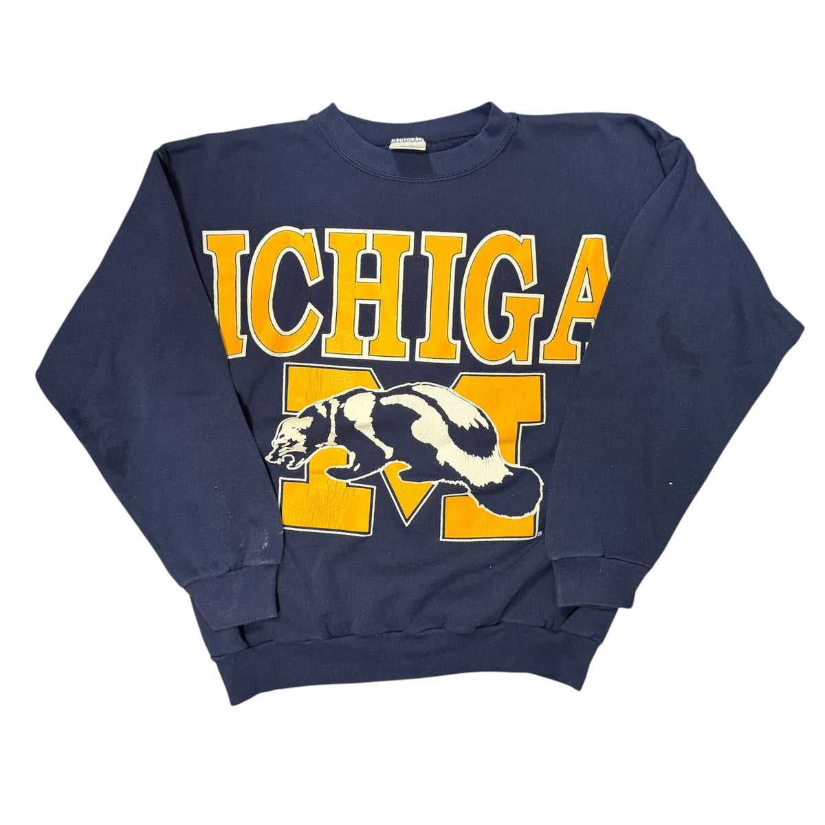 Vintage Michigan Spell out Crewneck