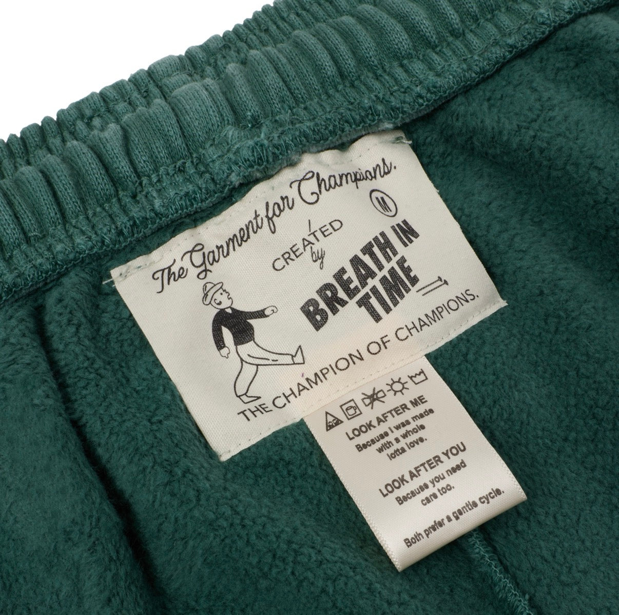 NEW Breath In Time 3/4 SweatShorts “Grouch Green”