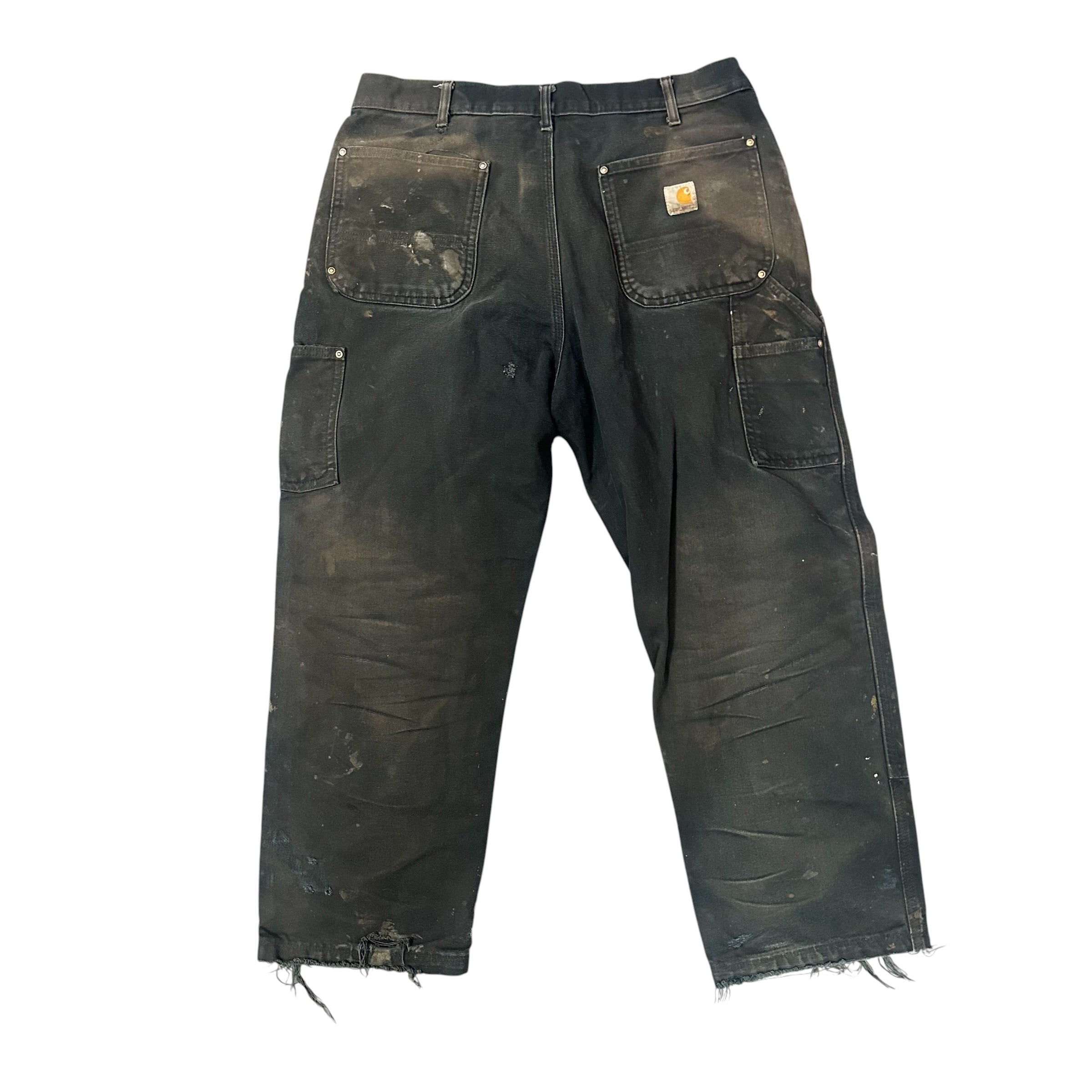 Vintage Carhartt Black Painted Double Knee (33x30)
