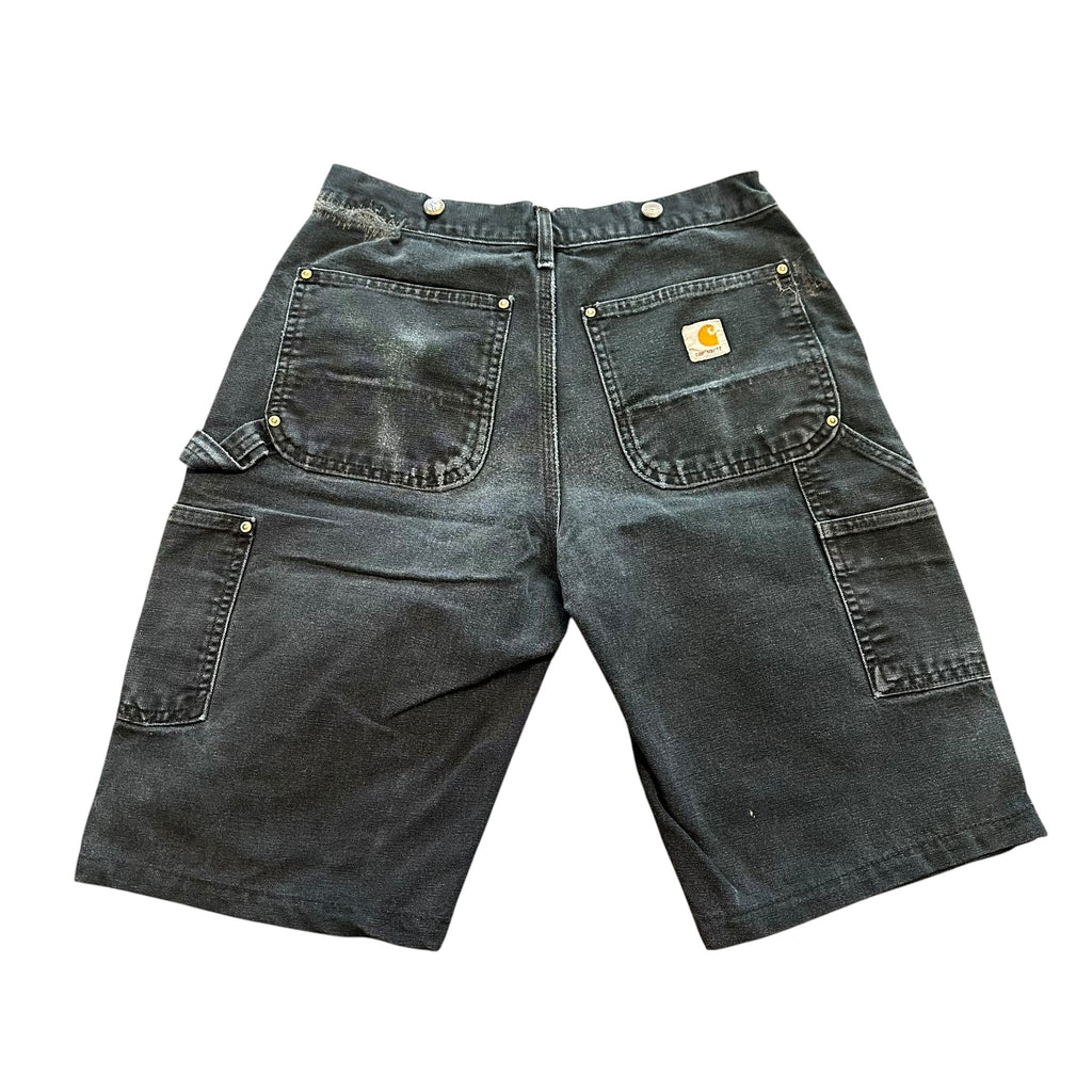 Carhartt Double Knee Carpenter Faded Black Shorts (26,29)