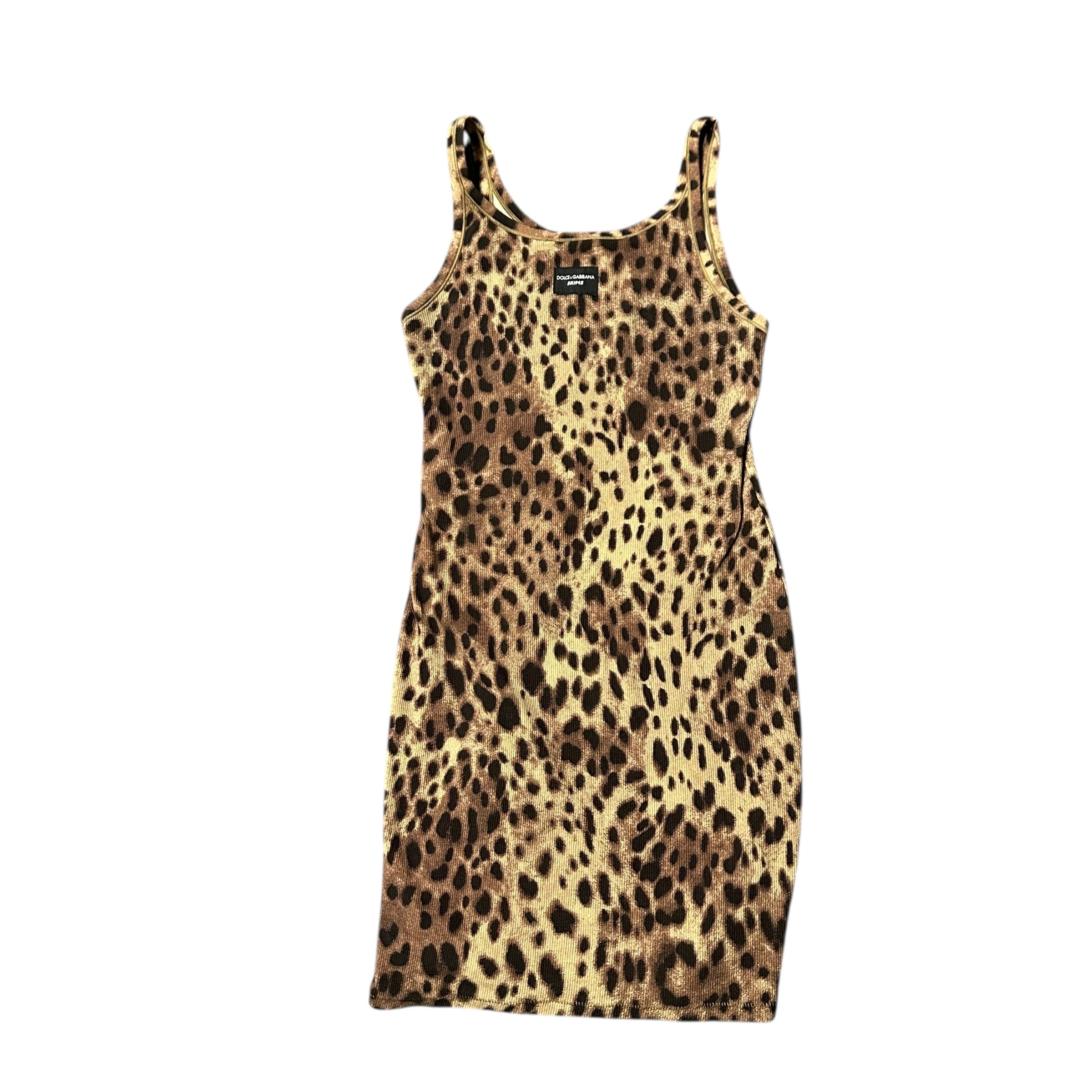 Skims X Dolce & Gabbana Cheetah Print Dress
