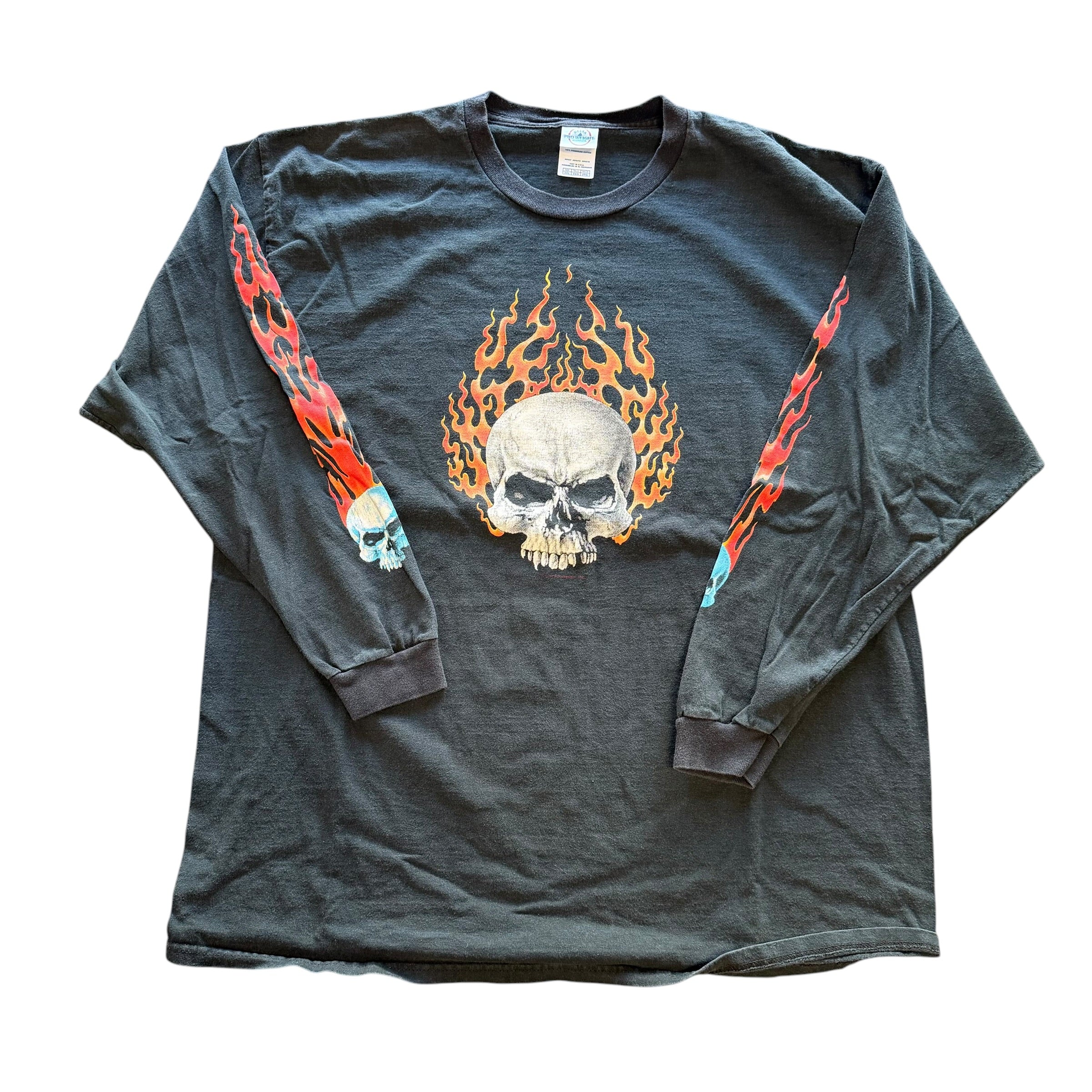 Skull Flame Longsleeve Shirt