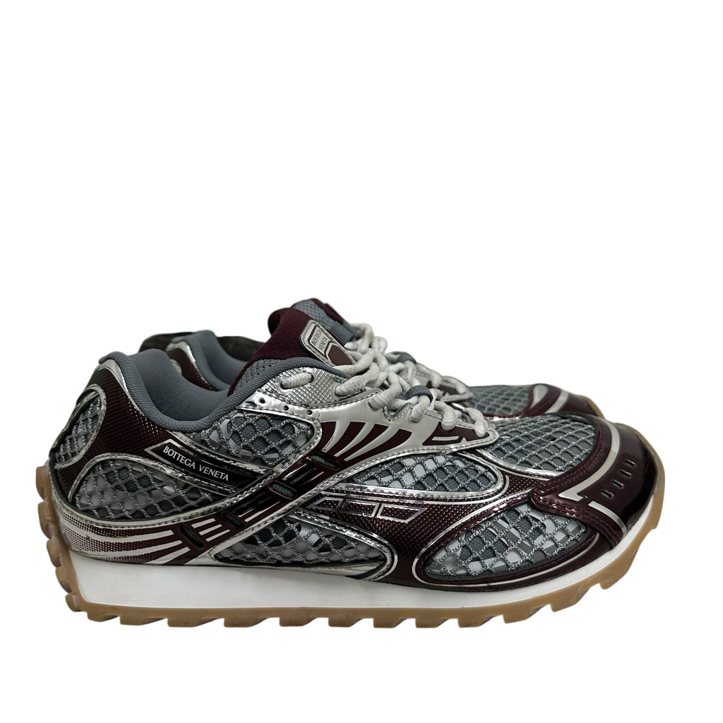 Bottega Veneta Orbit Sneakers Barolo/Silver