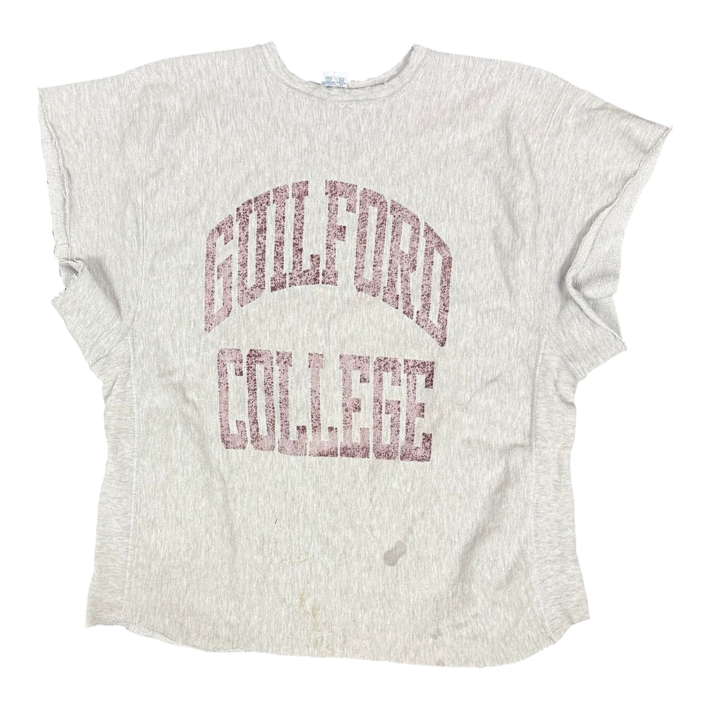 Guilford College Grey Cutoff Crewneck