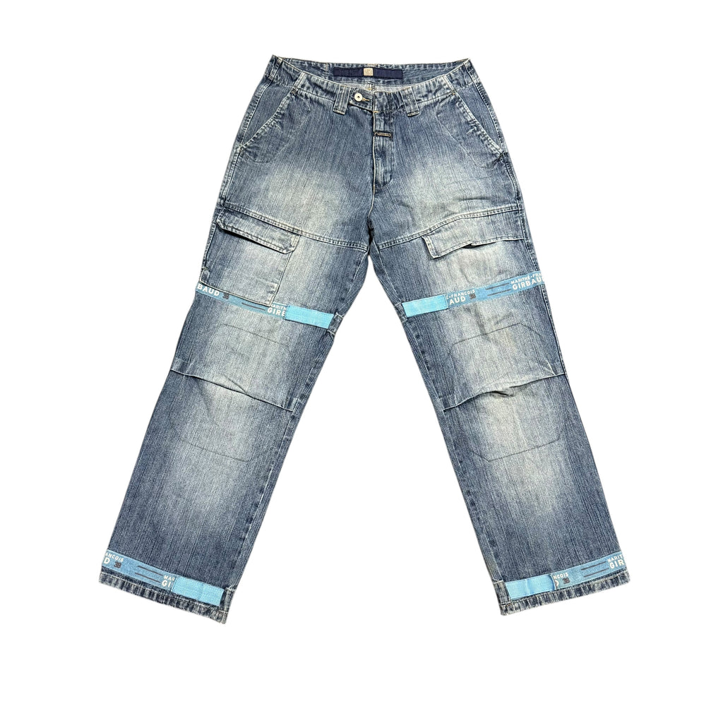 Vintage Girbaud Jeans Baby Blue/ White