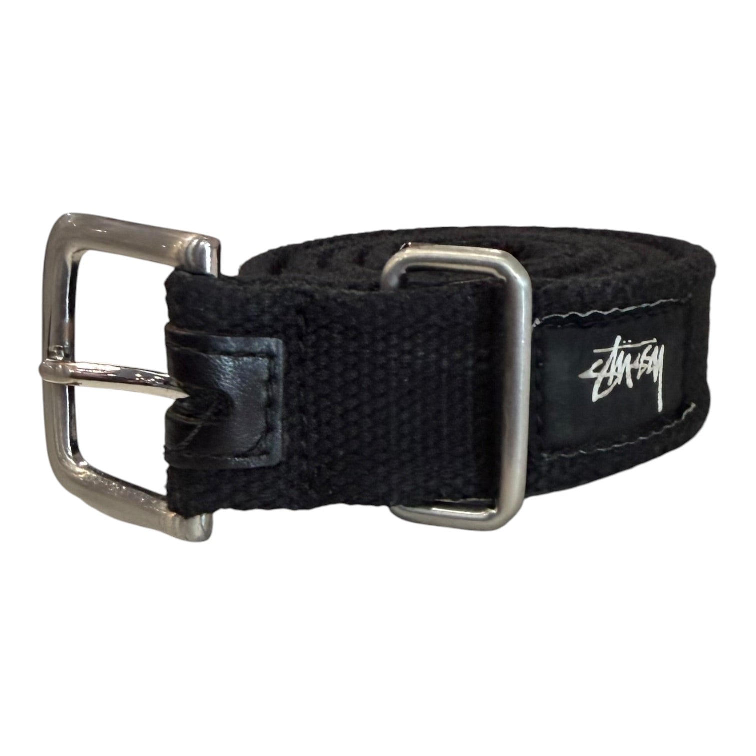 Stussy Black Canvas Belt