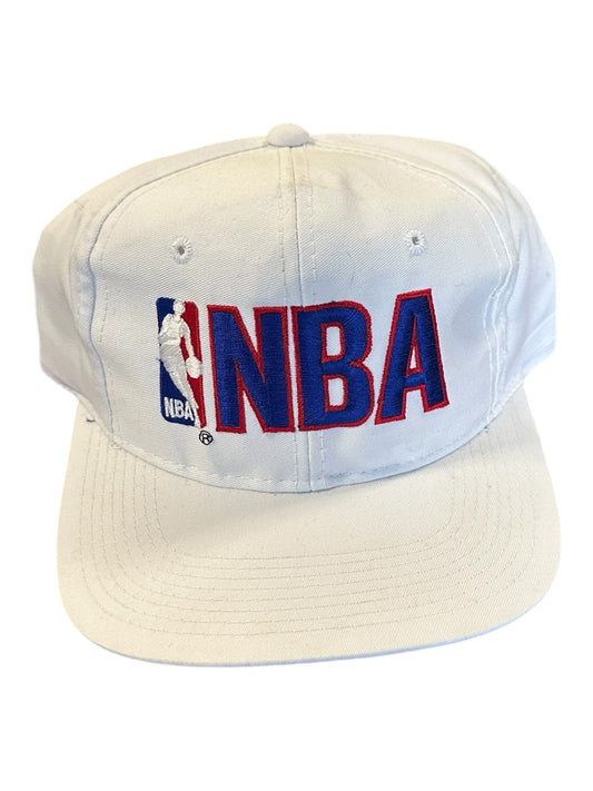 White NBA Vintage SnapBack