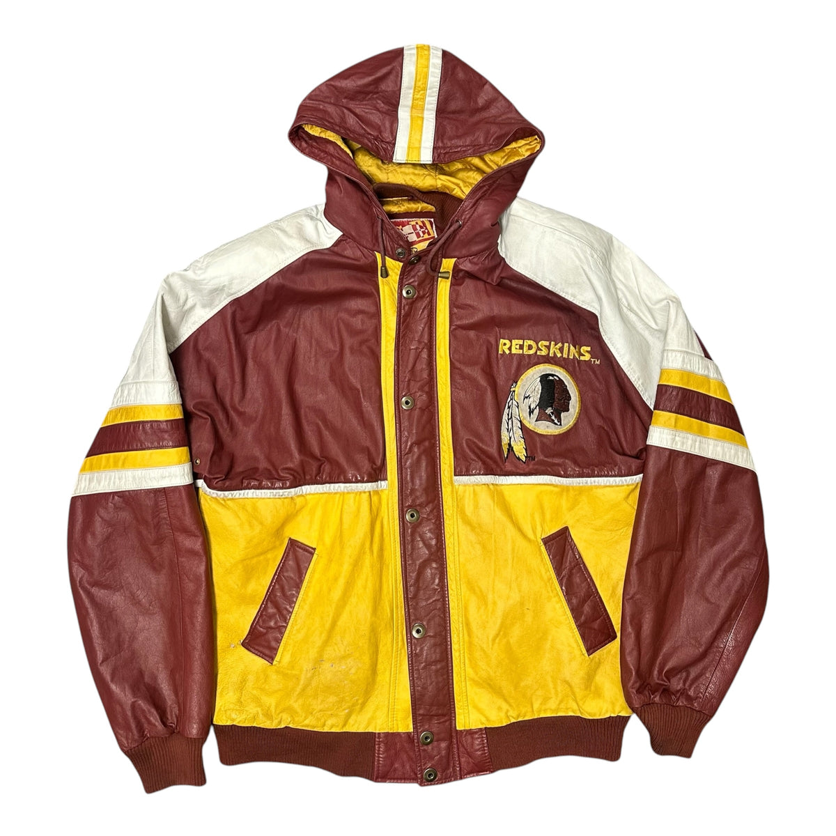 1990s NFL Washington Redskins Leather Jacket
