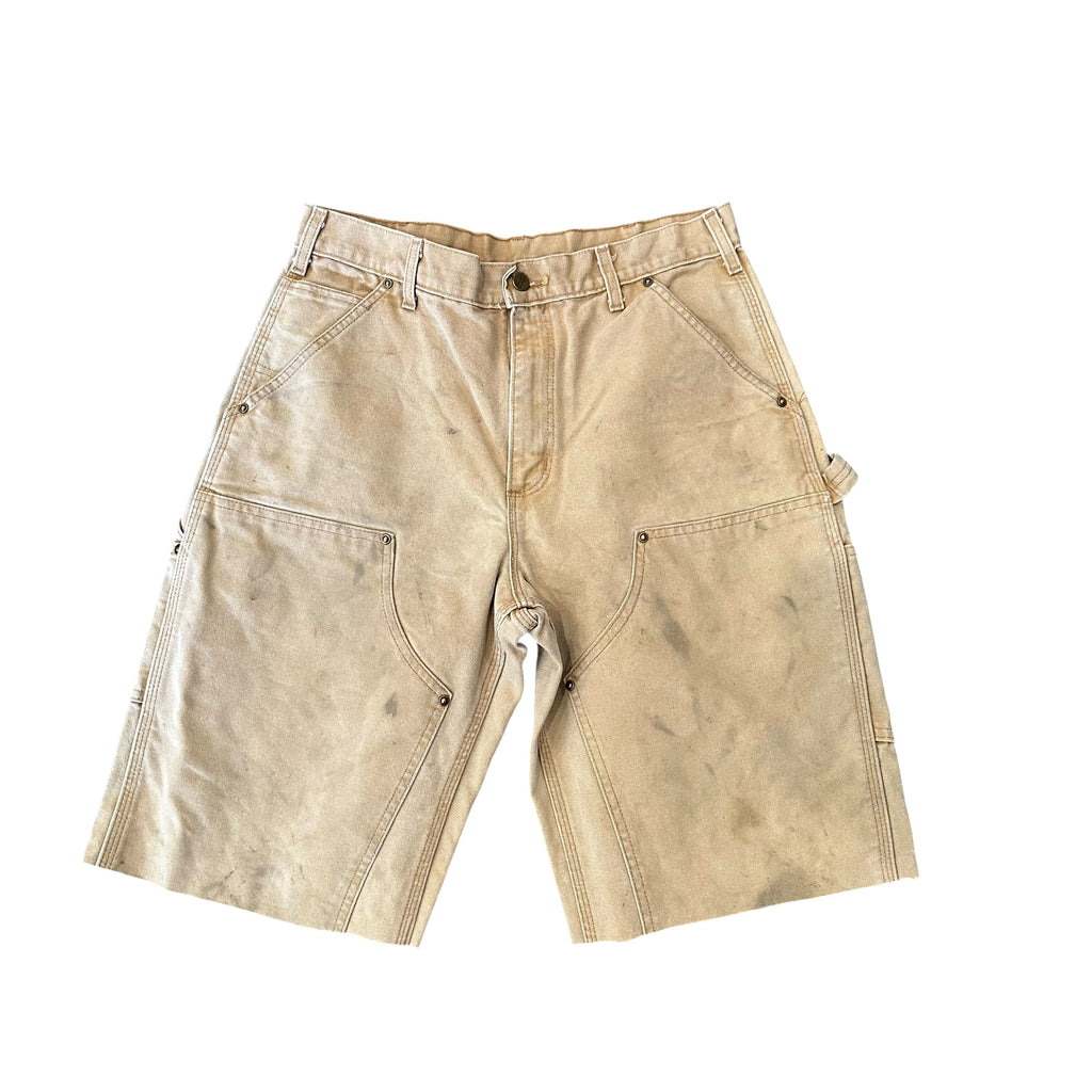 Tan Carhartt Double Knee Shorts(32)