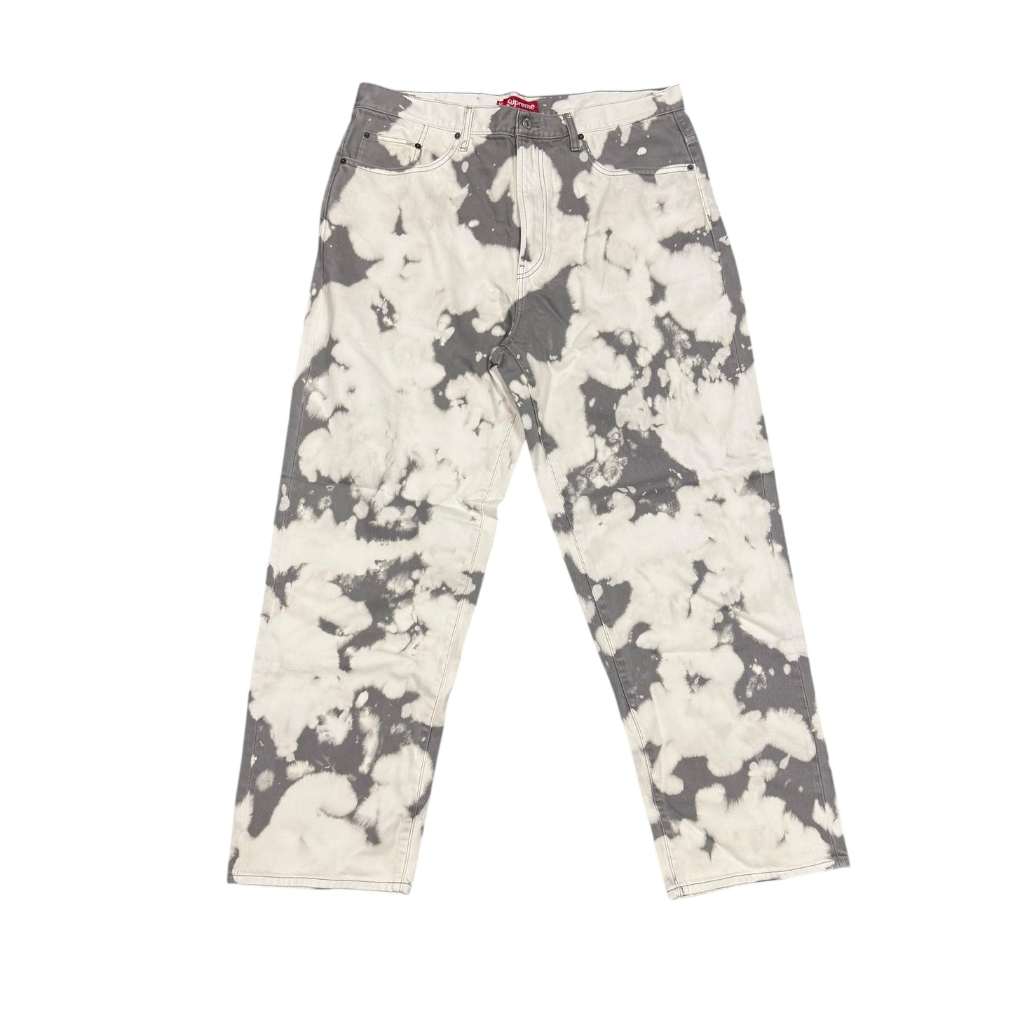 Supreme Baggy Jean Bleached