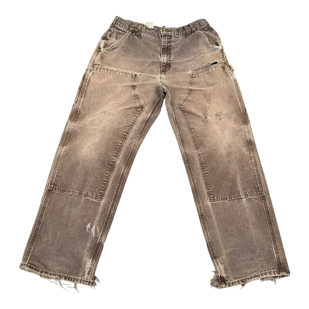 Vintage Carhartt Brown Double Knee (36X32)