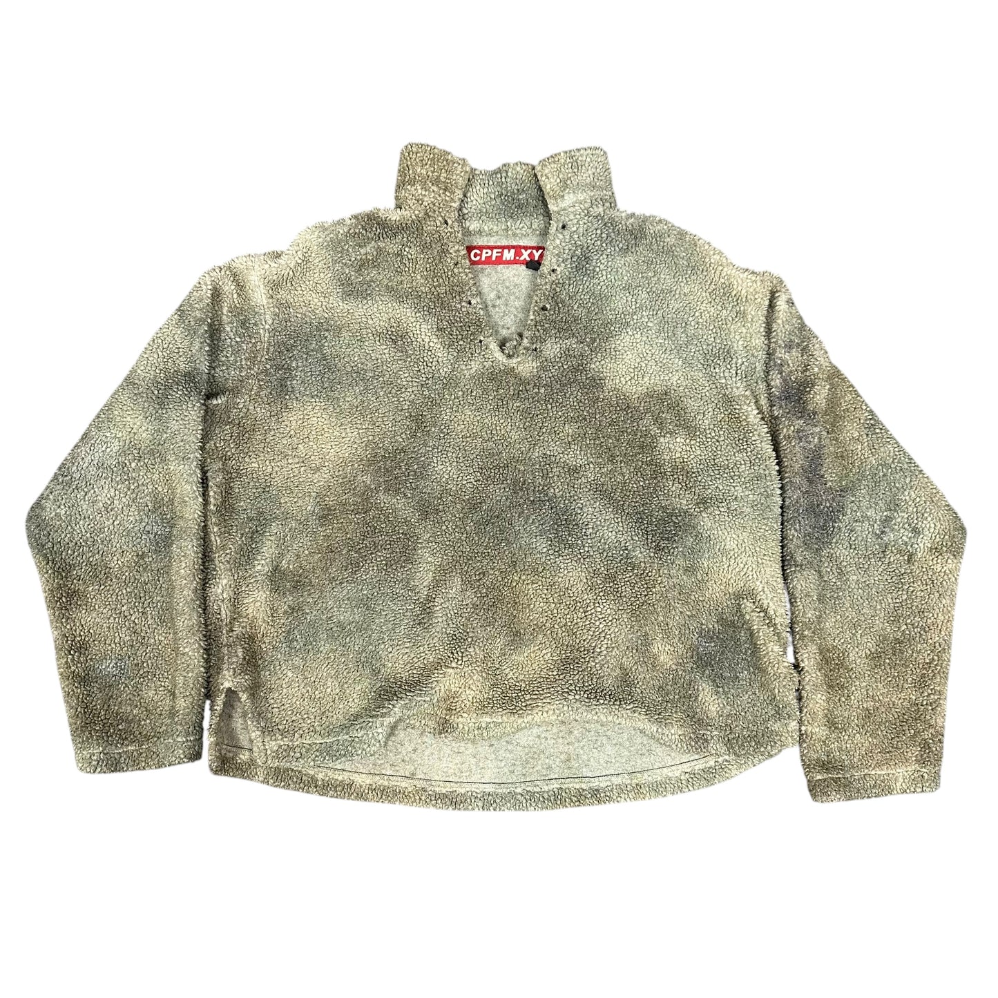 Green Cactus Plant Fleece Pullover