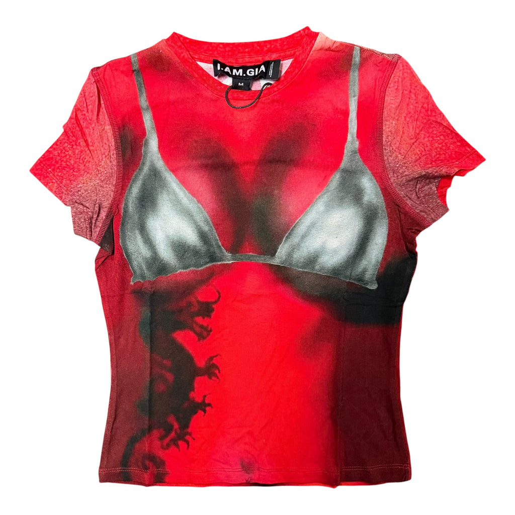 BRAND NEW I.AM.GIA x T-Rex Spray Bikini Blare Tee