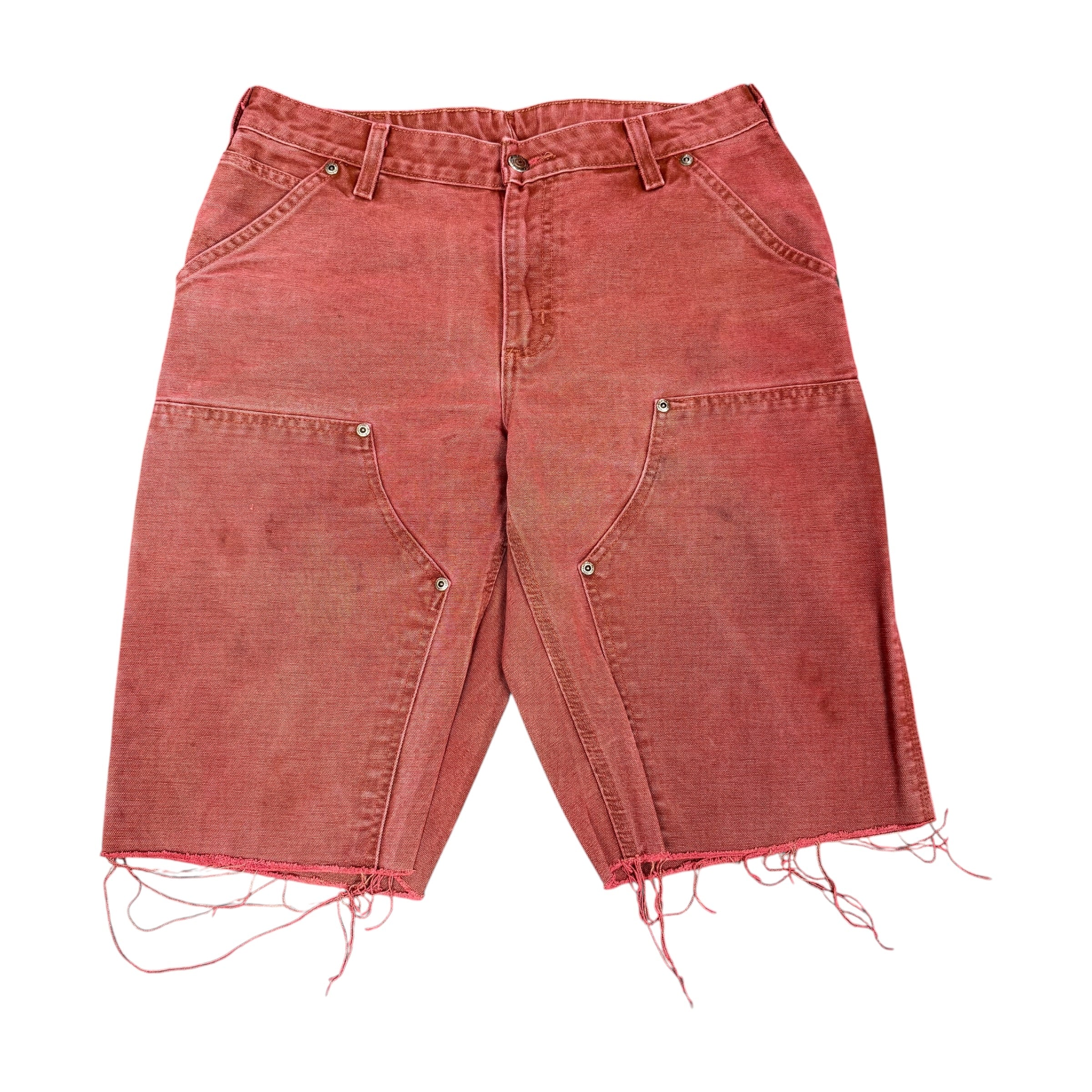 Pink Carhartt Double Knee Shorts