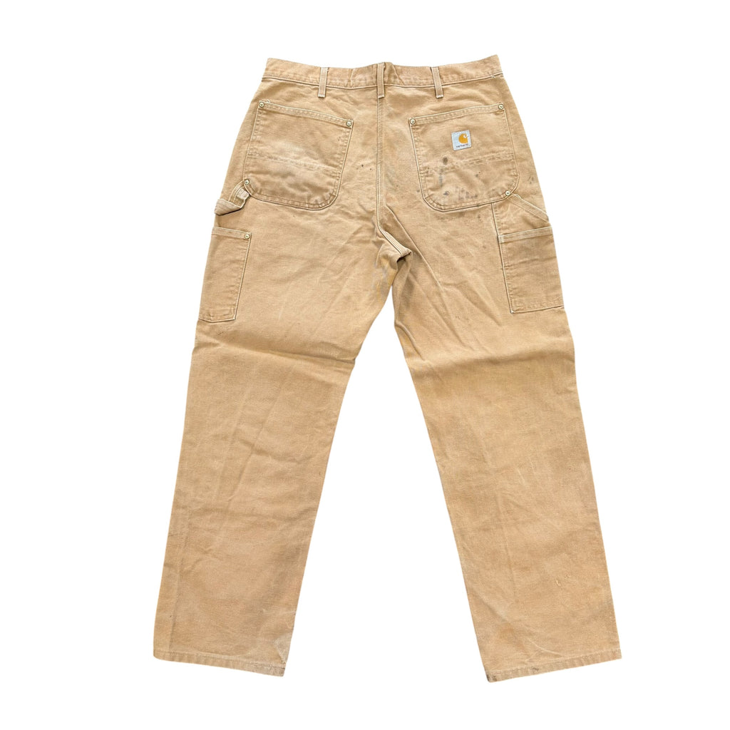 Vintage Tan Carhartt Double Knee Pants (34x30)
