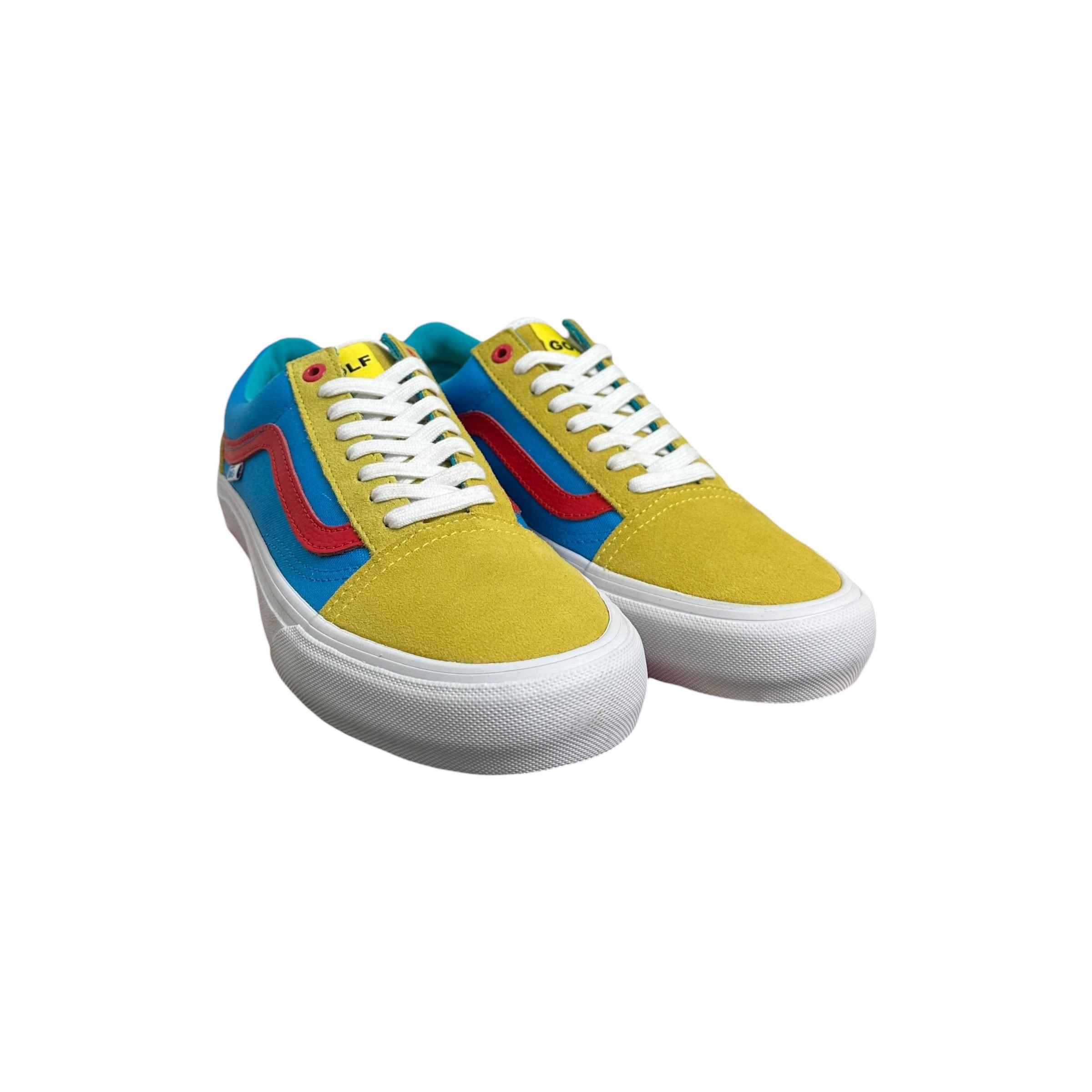 NEW Vans x Golf Wang Old Skool Yellow/Red/Blue