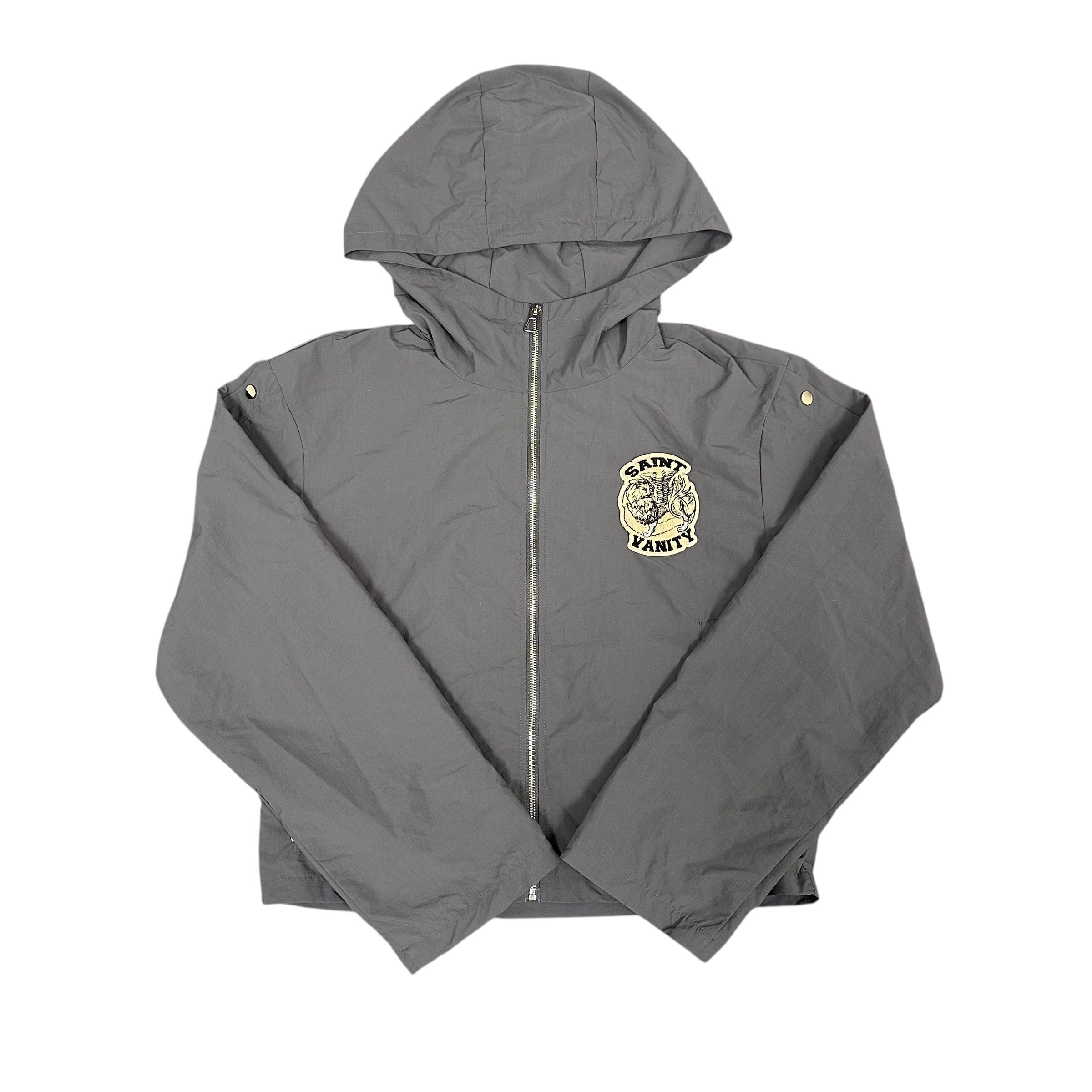 Saint Vanity Nylon Hooded Zip Up Jacket