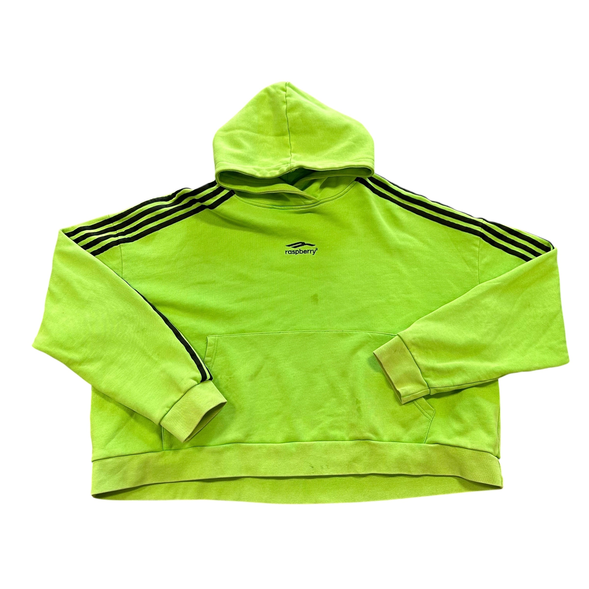 GV Gallery Sport Green/Black Striped Hoodie