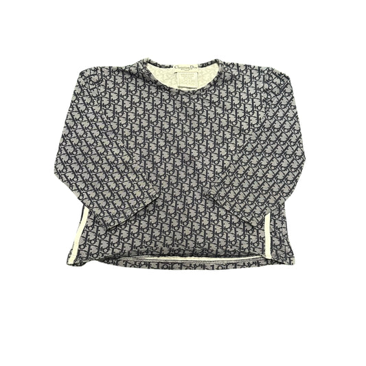 Blue Dior Print Top