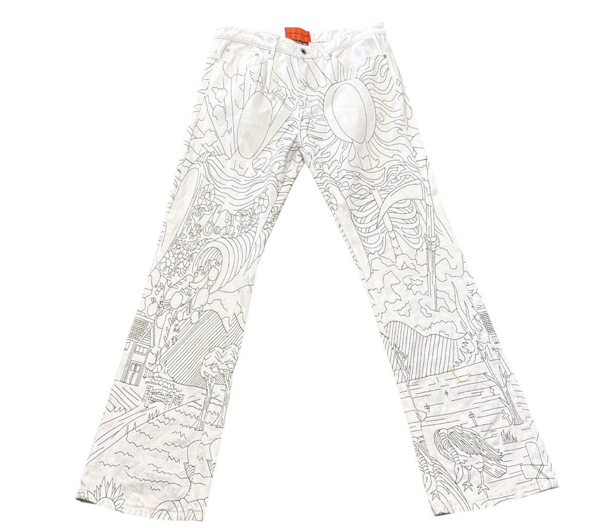 White/ Black Who Decides War Pants