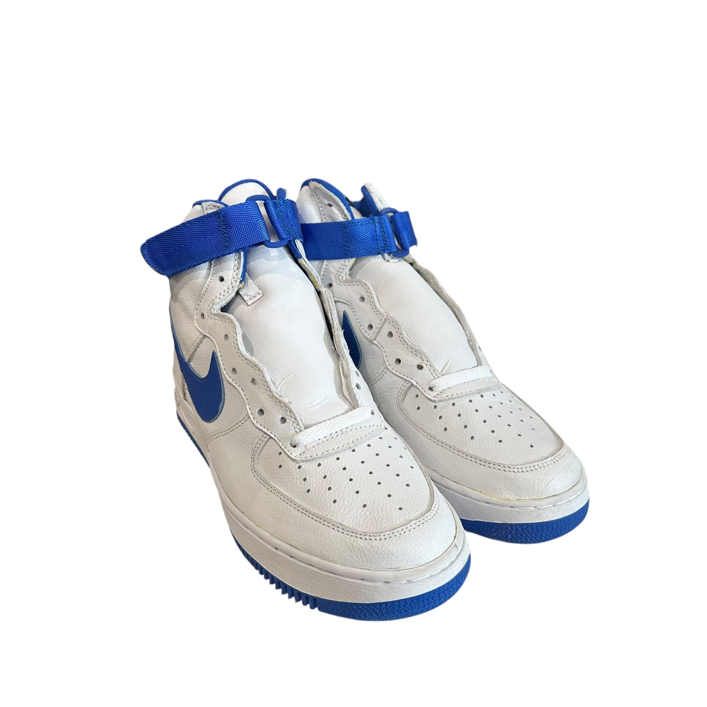 01’ Nike Air Force 1 OG High White Royal Blue