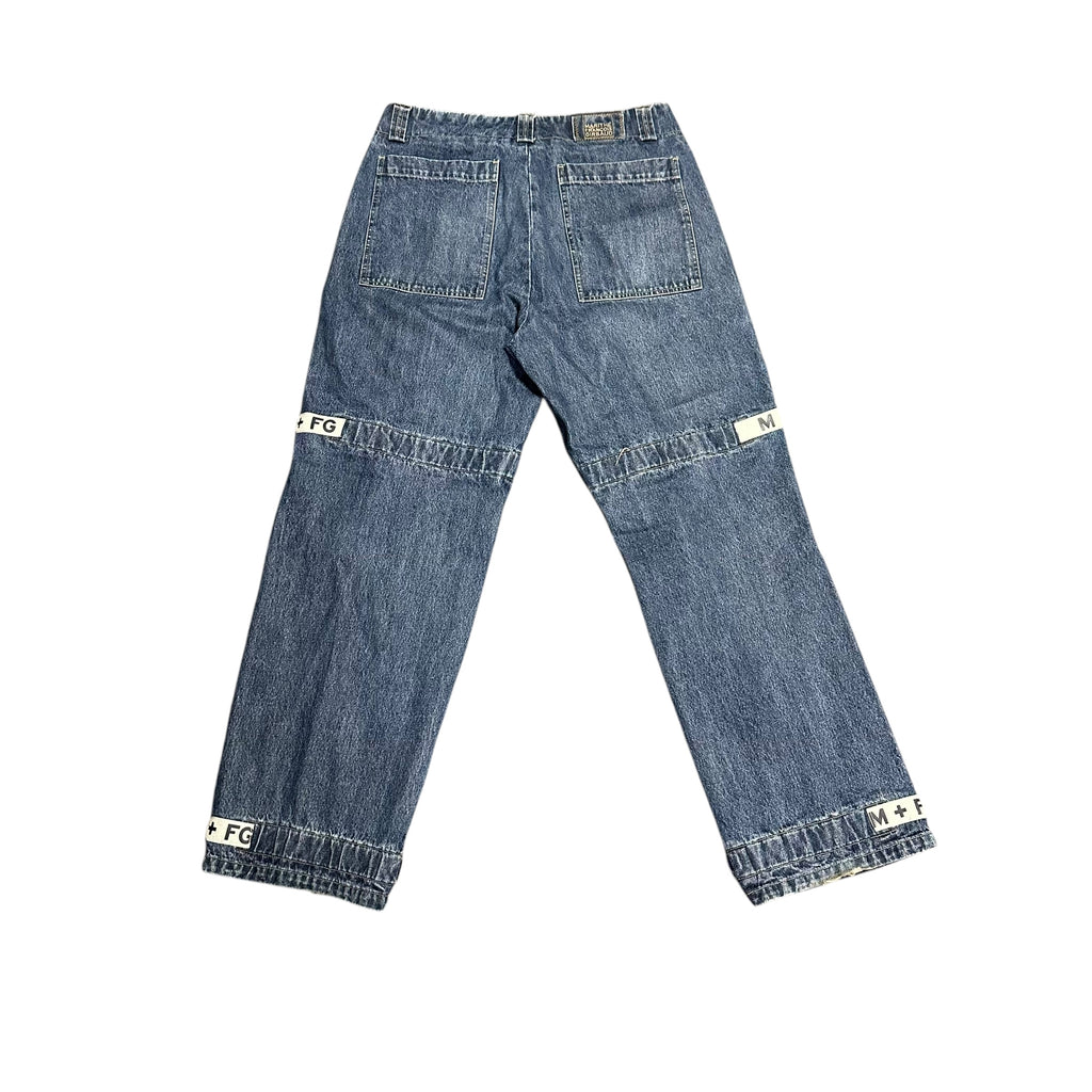 Vintage Girbaud Jeans Blue/White