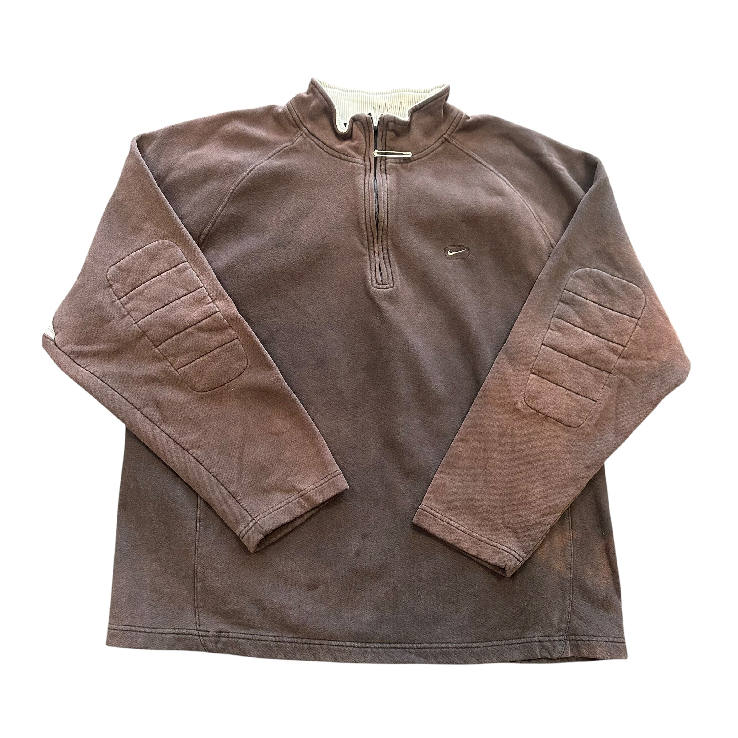 Vintage Nike Faded Black Quarter Zip Jacket