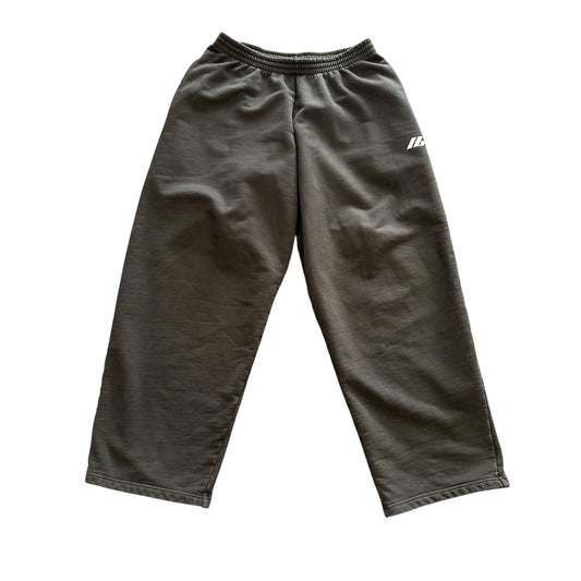 Balenciaga "lb" Wide Sweatpants Black