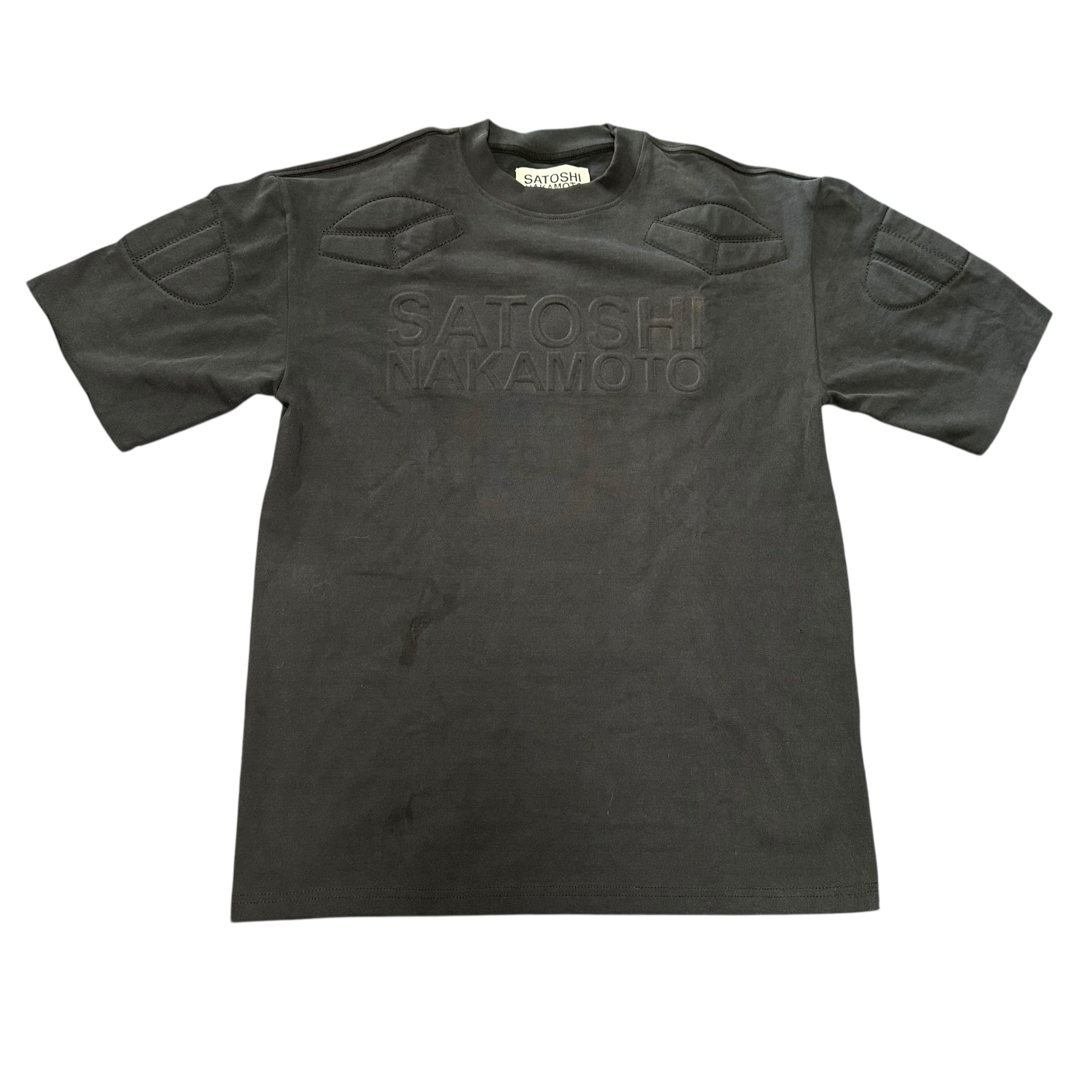 SATOSHI NAKAMOTO 'MOTO' BLACK TEE