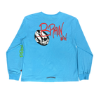 Chrome Hearts Brain New Blue L/S Tee