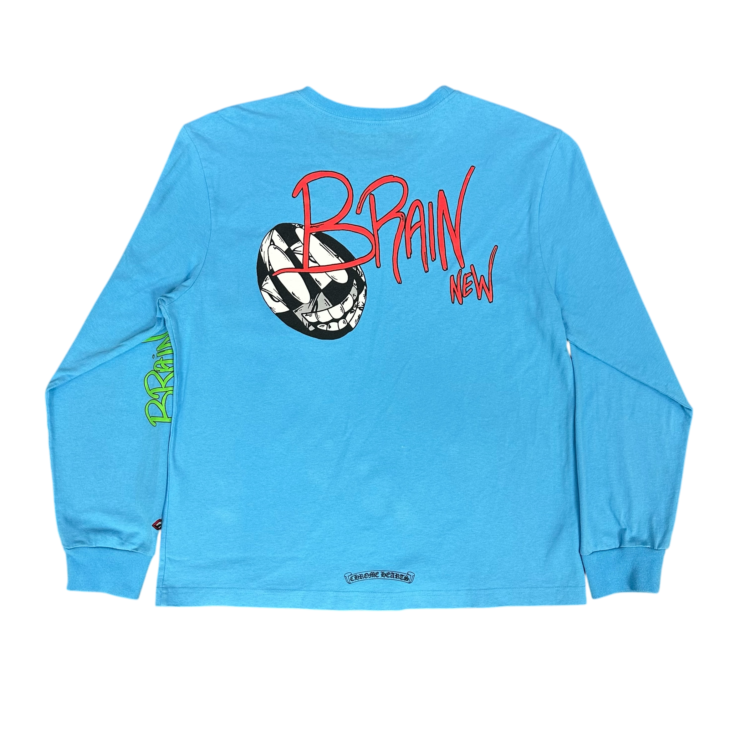 Chrome Hearts Brain New Blue L/S Tee