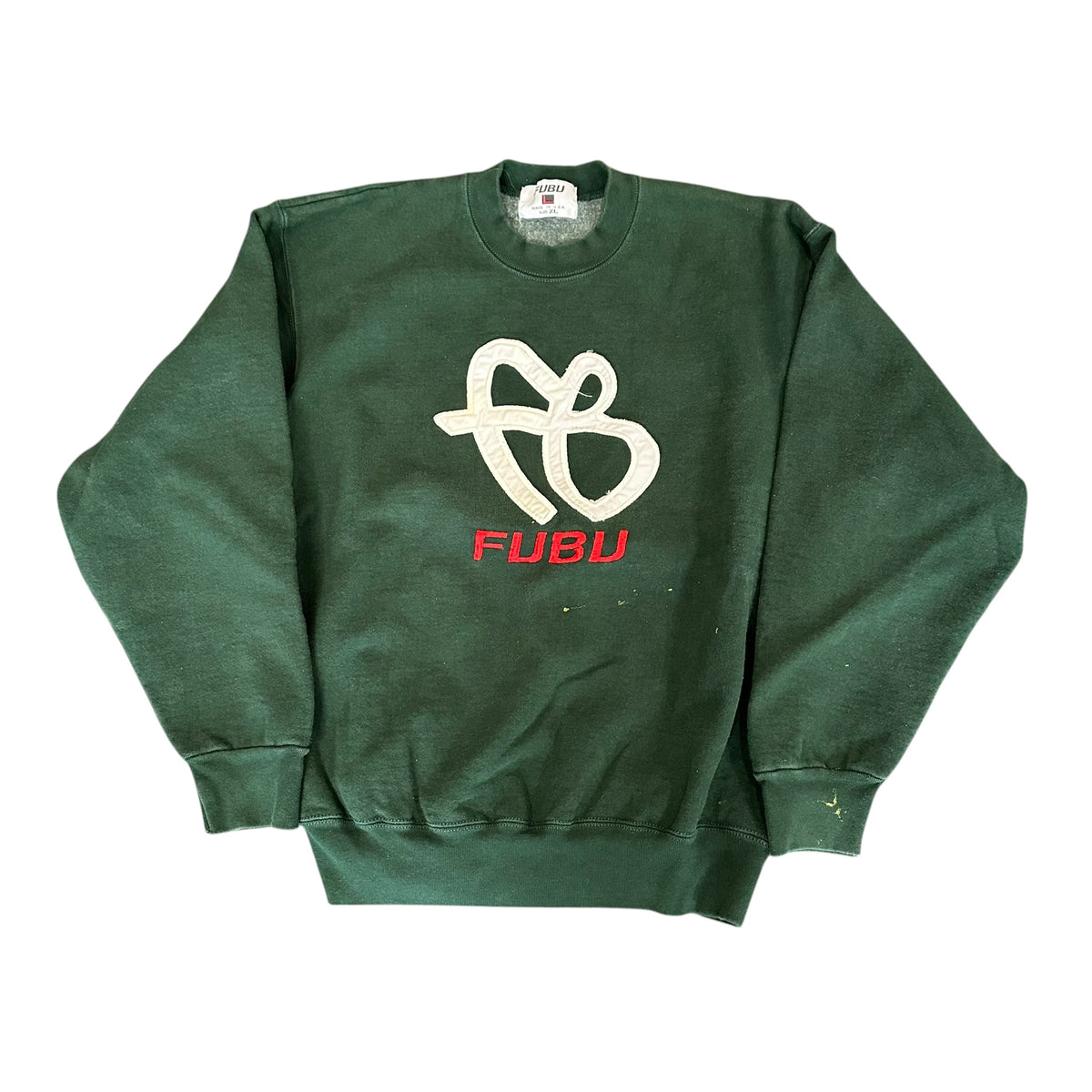 Vintage Green Fubu Crewneck