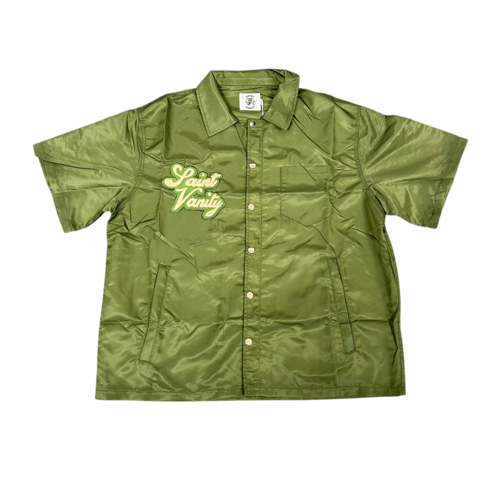 Brand New Saint Vanity Nylon Logo Button Set Olive