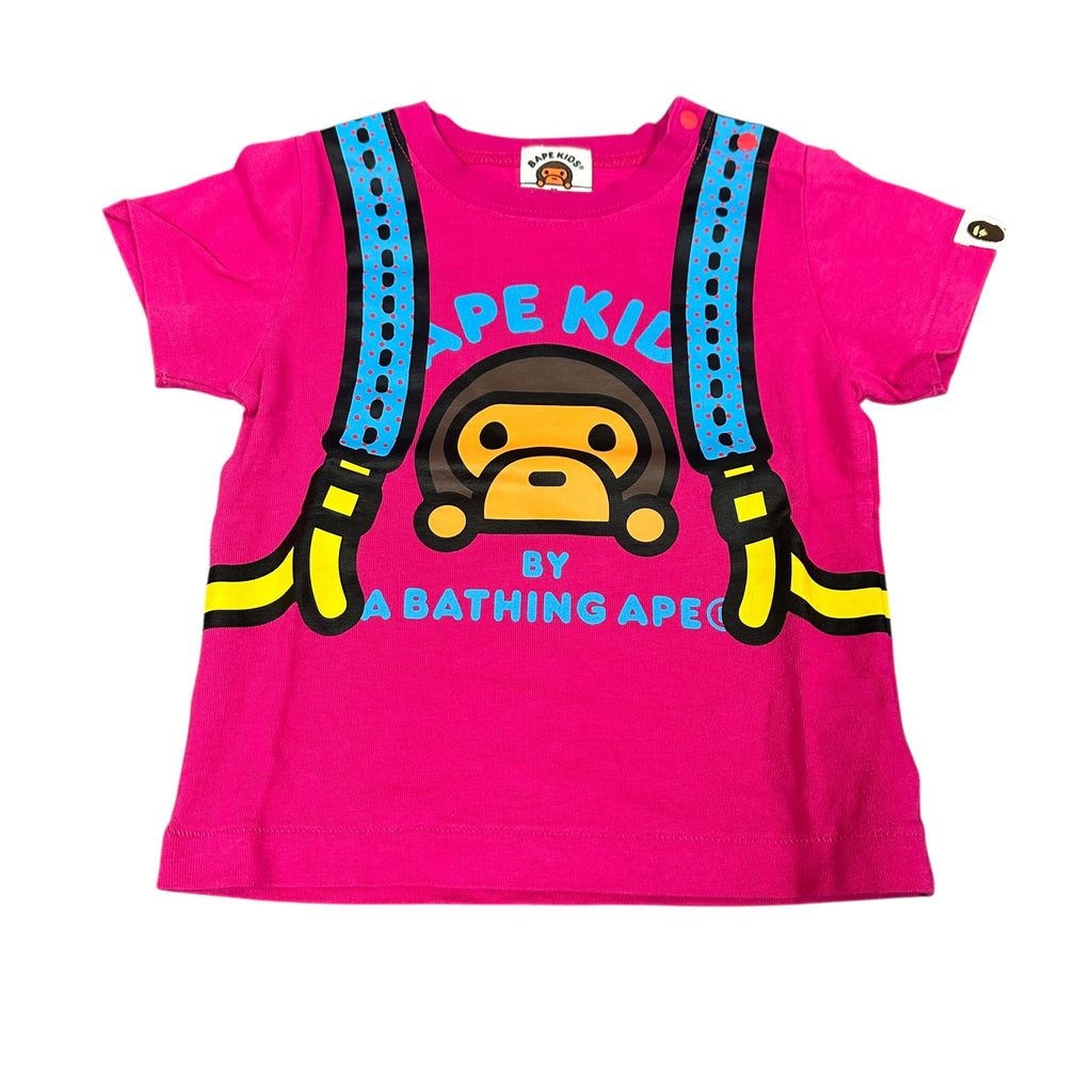Kids BAPE Milo Pink Backpack Tee