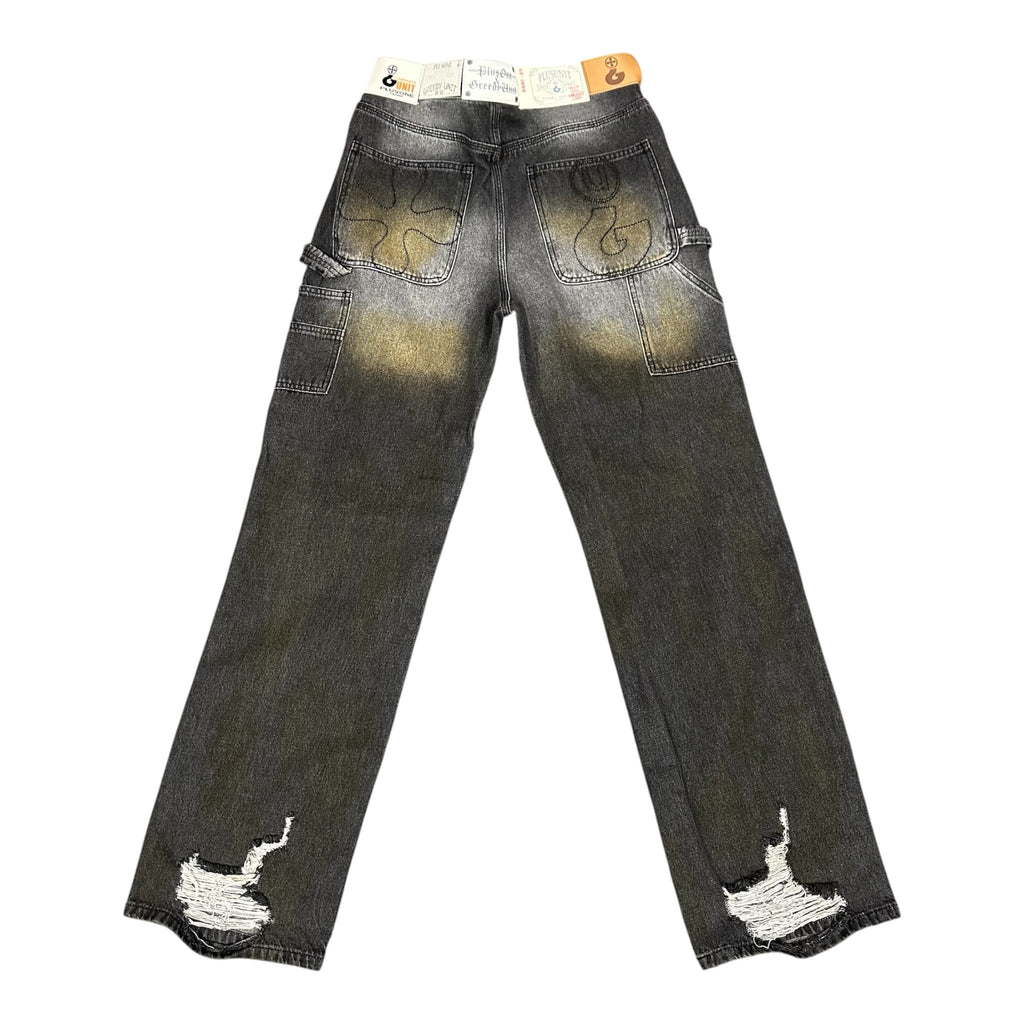 Plus One x Greedy Unit Denim Double Knee