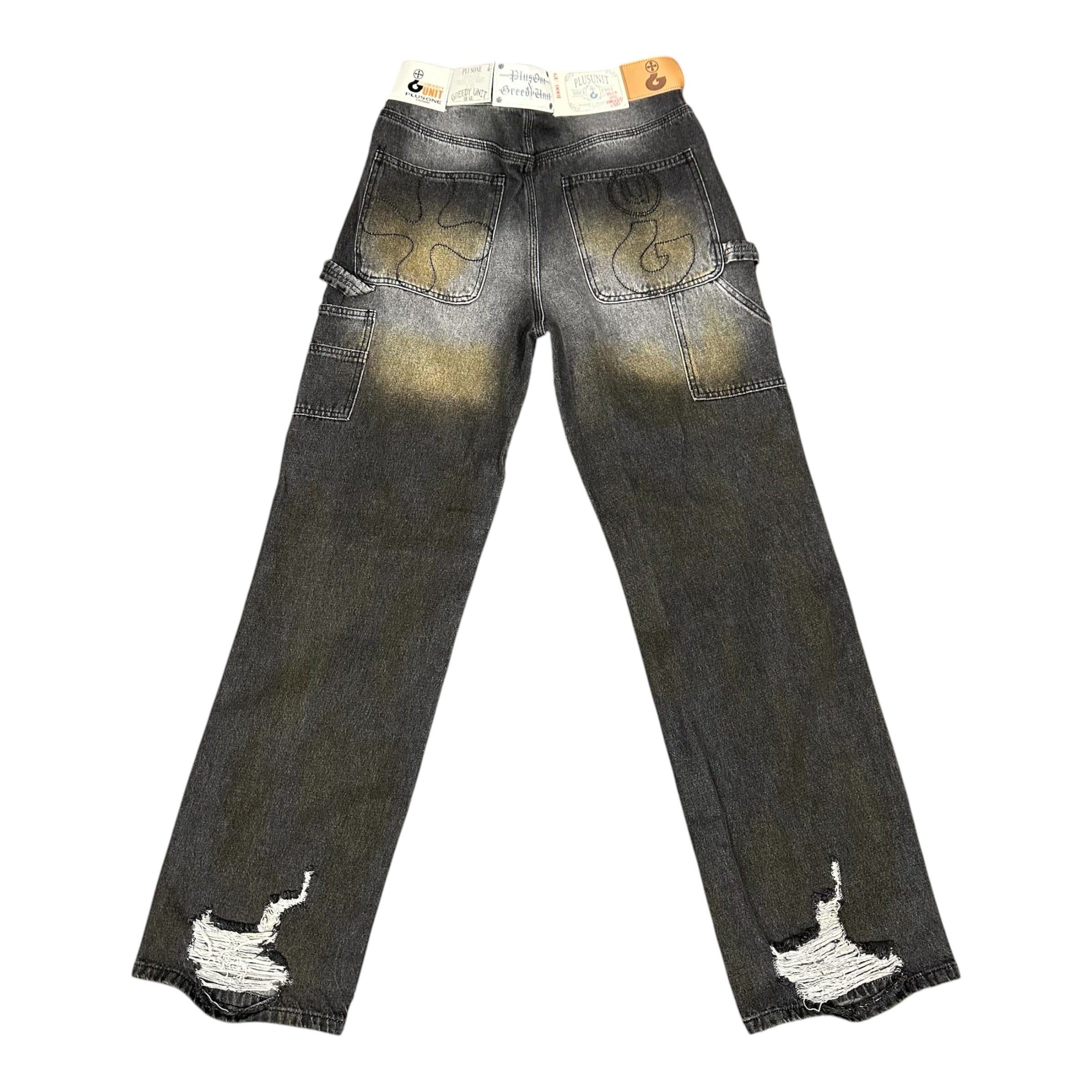 Plus One x Greedy Unit Denim Double Knee