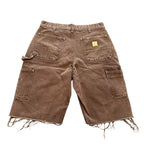 Carhartt Double Knee Carpenter Faded Brown Shorts (31)