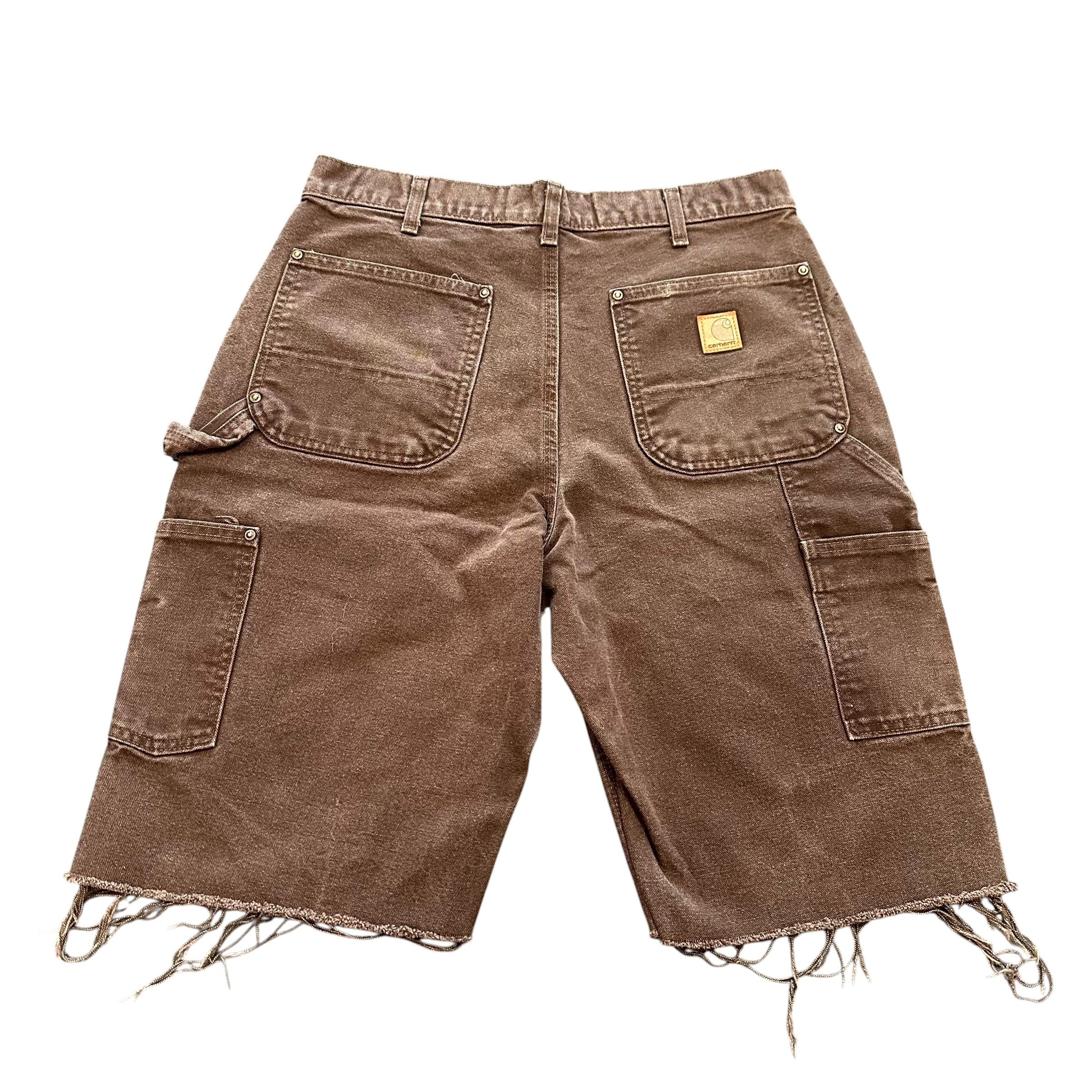 Carhartt Double Knee Carpenter Faded Brown Shorts (31)