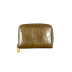 Dior Leather Coin Purse Green