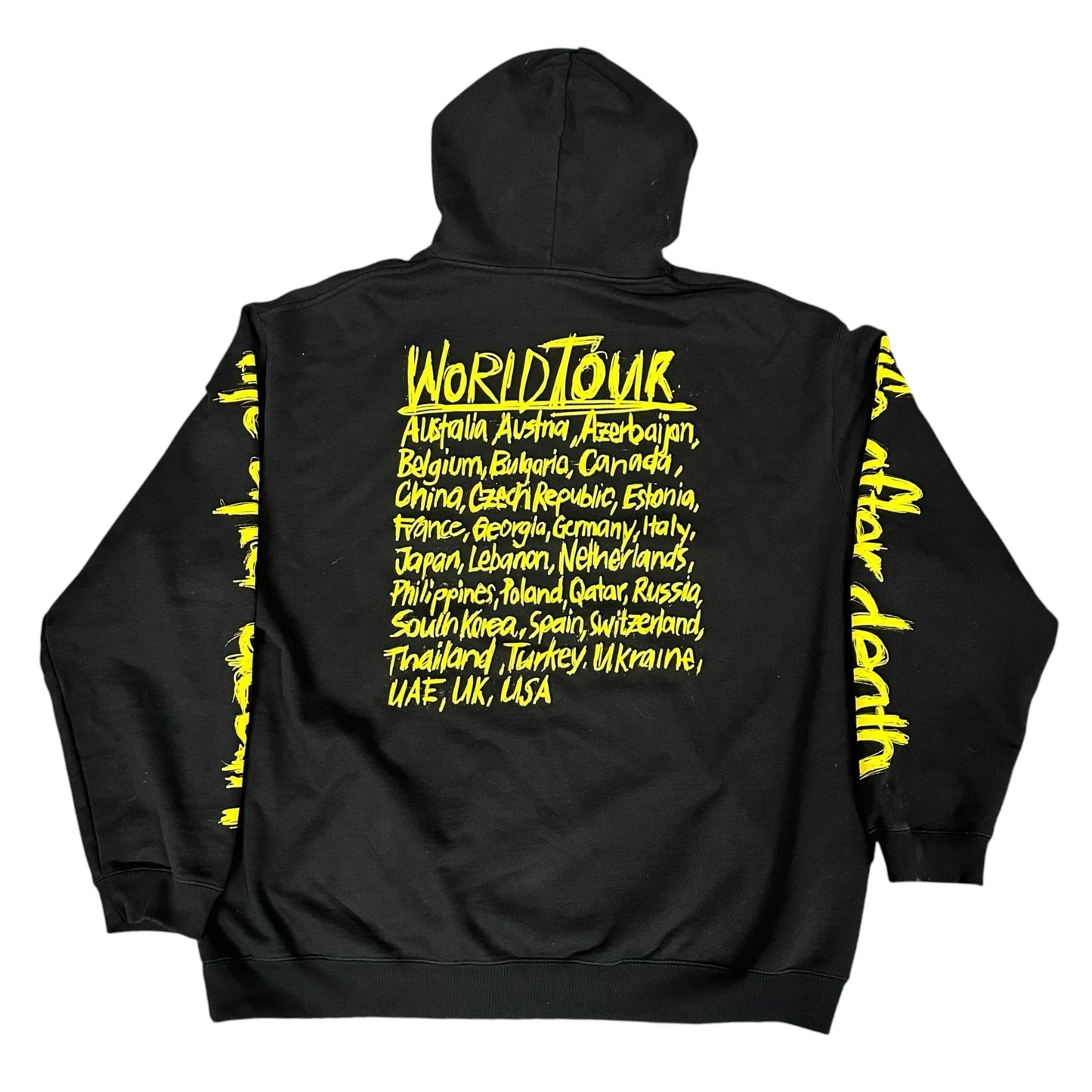 Vetements World Tour Blk/Yllw Hoodie