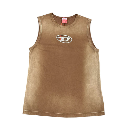 Diesel Faded Brown Tank Top