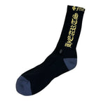 BRAND NEWChrome Hearts Crew Socks “Black/Yellow”